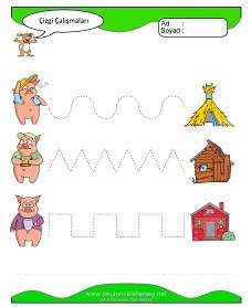 Çizgi Çalışma Sayfaları